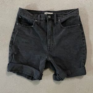 Madewell Women’s High-Rise Mid-Length Denim Shorts
